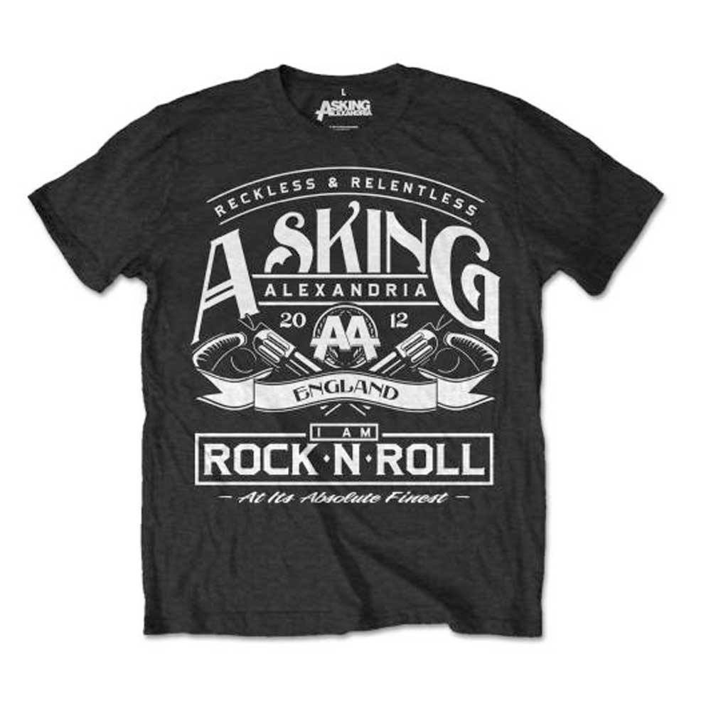 Asking Alexandria - Rock 'N Roll Tshirt Homme - Noir Product image